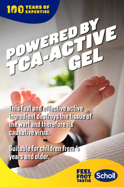 Scholl Verruca & Wart Removal Pen - TCA-Active, Clinically Proven Wart and Verruca Remover, Complete Treatment, Easy Targeted Application, 1 Pack