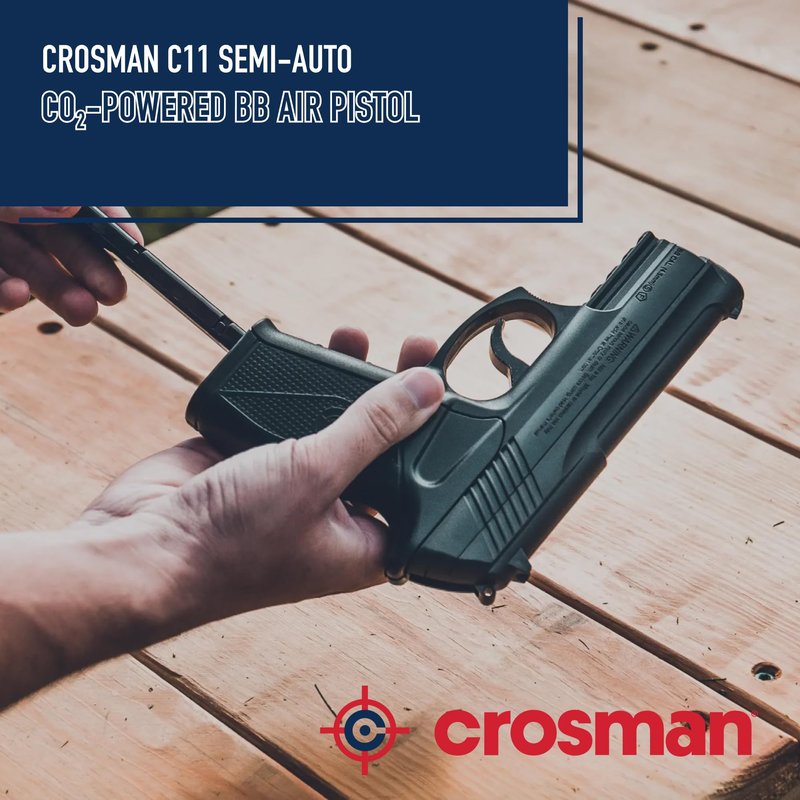 Crosman C11 Semi-Auto CO2-Powered BB Air Pistol