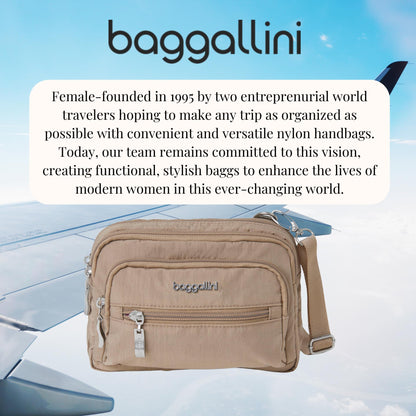 Baggallini Womens Triple Zip bagg