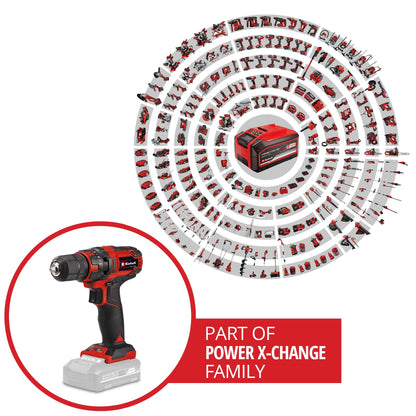 Einhell 4513927 TC-CD 18/35 Li-Solo Power X-Change Lithium-Ion Cordless Speed Electronic Unit without Battery or Charger, 18.5 cm*19.5 cm*6.3 cm