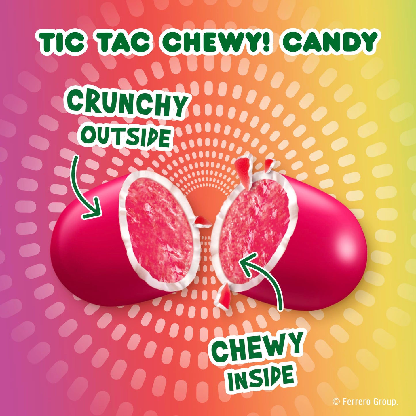 TIC TAC CHEWY! Fruit Adventure Candy, Bulk 24 Pack, Fruit Candy, 1.8 oz Each (Packaging May Vary)