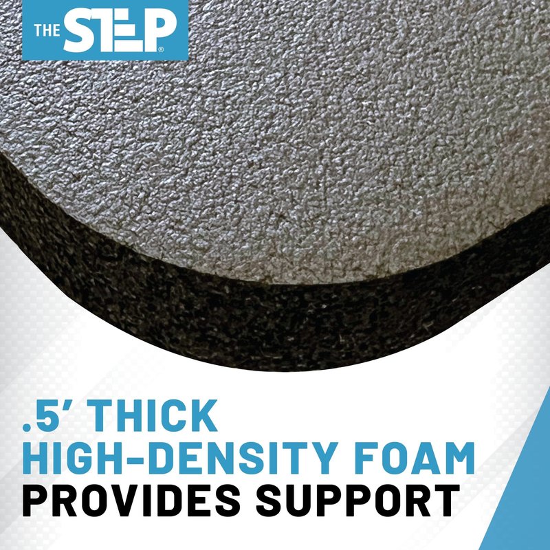 The Step Small Exercise Mat - Premium Workout Mat for Home Gym and Studio Use, Extra Comfortable Yoga Mat, Easy-to-Clean and Durable Material - Yoga Mats for Home Workout