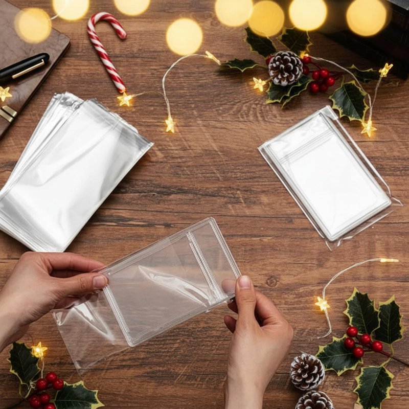 Marspark 300 Pcs Graded Card Sleeves Resealable Card Sleeves Universal Fit Protective Slab Bags Compatible with SGC and More Soft Polypropylene Prevents Scratches,Scrapes Etc