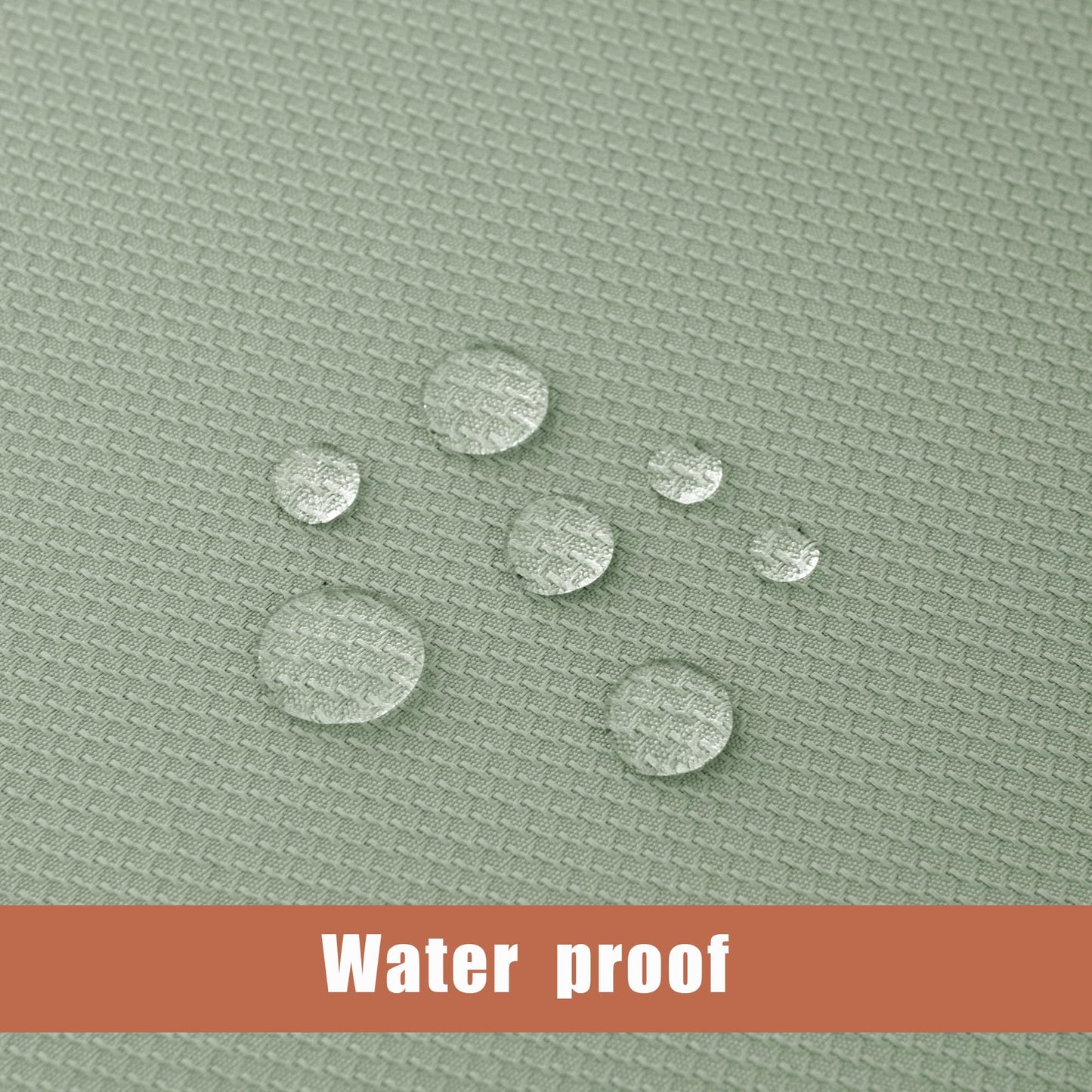 Fitable Sage Green Round Table Cloth, 2 Pack - 60 inch in Diameter - Waterproof Wrinkle Resistant Textured Fabric Tablecloth, Jacquard Decorative Table Cover for Dinner, Party, Banquet, Event