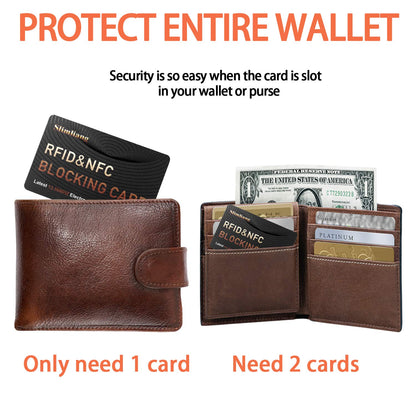 4 Pack RFID Blocking Card, Smart Slim Design Perfectly fits in Wallet/Purse