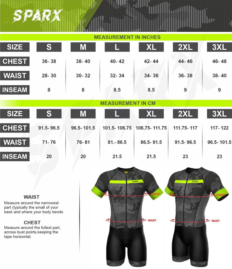 Sparx Mens Elite Aerosuit Triathlon Suit Mens Short Sleeve Tri Suit Skinsuit (Brushes, Medium)
