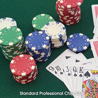 CHH Poker Casino Dice Style Chips Set (100 Piece), 11.5 gm