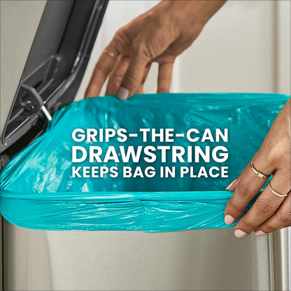 Glad ForceFlex MaxStrength Kitchen Trash Bags, 13 Gal, Bahama Bliss Febreze, 90 Ct (Pack May Vary)