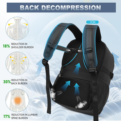 Lossga for Ryanair Cabin Bags 40x20x25 Underseat Carry-ons Travel Backpack with Anti Theft Bag 20L Flight Bag with USB Charging Port