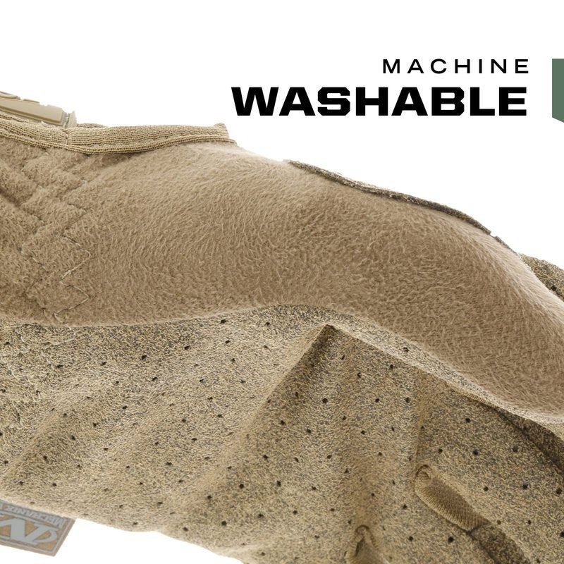 Mechanix Wear: Tactical Specialty Vent Tactical Gloves, Touch Capable, High Dexterity, Gloves for Airsoft, Paintball, and Field Work, Work Gloves for Men (Brown, Small)