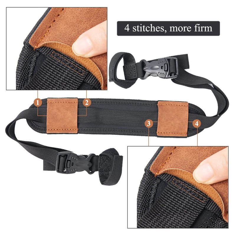 TOPARCHERY Padded Compound Bow Sling Strap, Quick Release Detachable Adjustable Nylon Bow Sling for Hunting Archery, Compound Bow Shoulder Strap