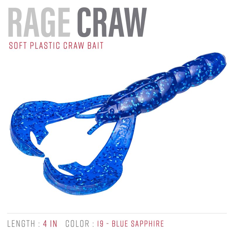 Rage Craw 4 Blue Sapphire