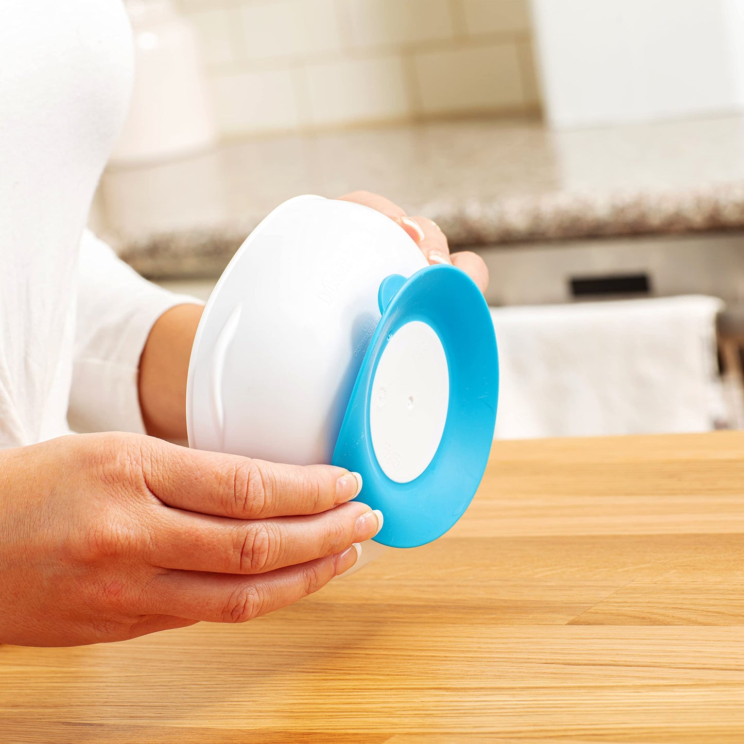 Dr. Brown's No-Slip Strong Suction Bowl for Babies and Toddlers, BPA Free - 2-Pack