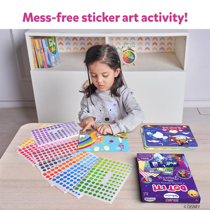 Skillmatics Dot It Sticker Art - Disney Princess, Mess-Free Fun for Kids, 500+ Stickers, Craft Kits, DIY Activity, Travel Toys, Gifts for Girls & Boys Ages 3, 4, 5, 6, 7