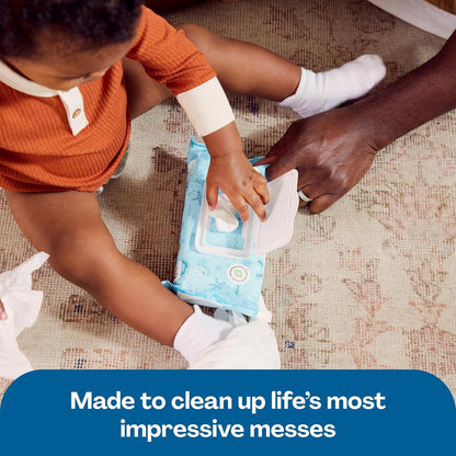 Hello Bello Extra Gentle Unscented Baby Wipes, Plant Based, Made with 99% Water and Aloe for Babies and Kids, 720 Count