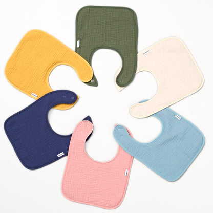 Gerber Baby Muslin 8 Pack Drooling Bibs, Multi Boy, One Size