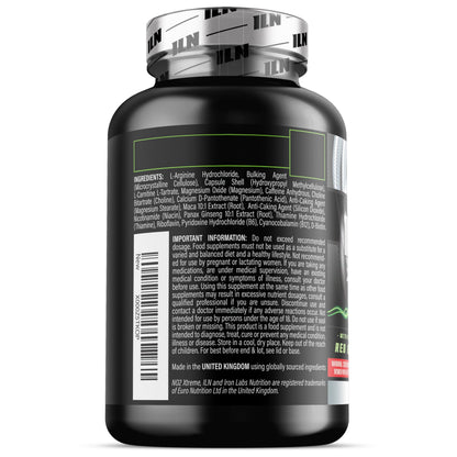 NO2 Xtreme – High Strength 5,070mg Nitric Oxide Supplements for Men & Women – Nitric Oxide Booster Pre Workout Tablets with L Arginine (120 Vegetarian Capsules)