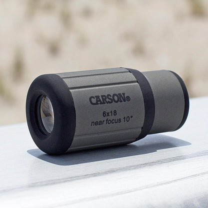 Carson CloseUp 6x18mm Close-Focus Monocular (CF-618)