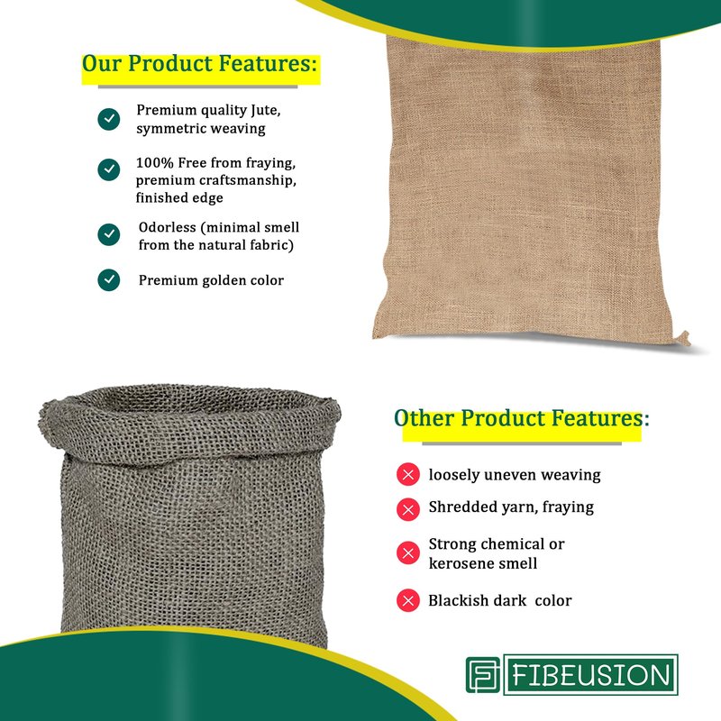 Heavy Duty Reusable Burlap Sacks (Set of 6) – 24" X 40" Perfect Sack Race Bags for Adults and Kids, Outdoor Lawn Games, Vegetable Storage & Gardening - 50lbs Capacity Potato Sacks