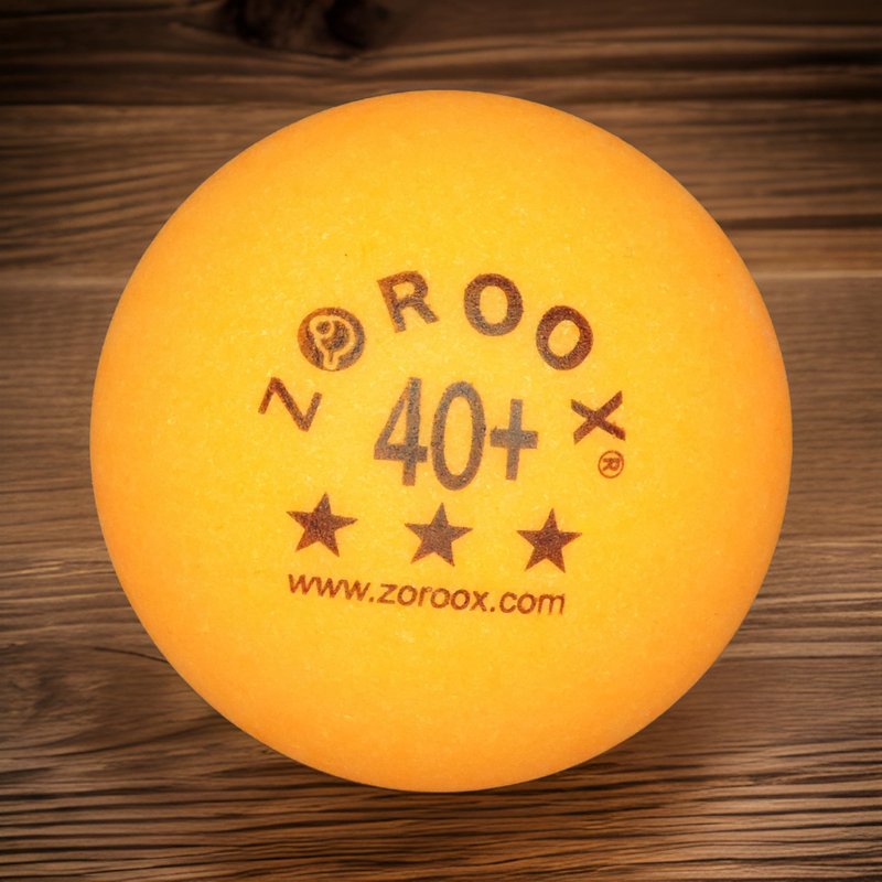 ZOROOX High-Performance 3-Star Table Tennis Balls - Pack of | 9, 18, 36 or 72 | Orange or White | 40+ ABS Competition Grade Ping Pong Balls