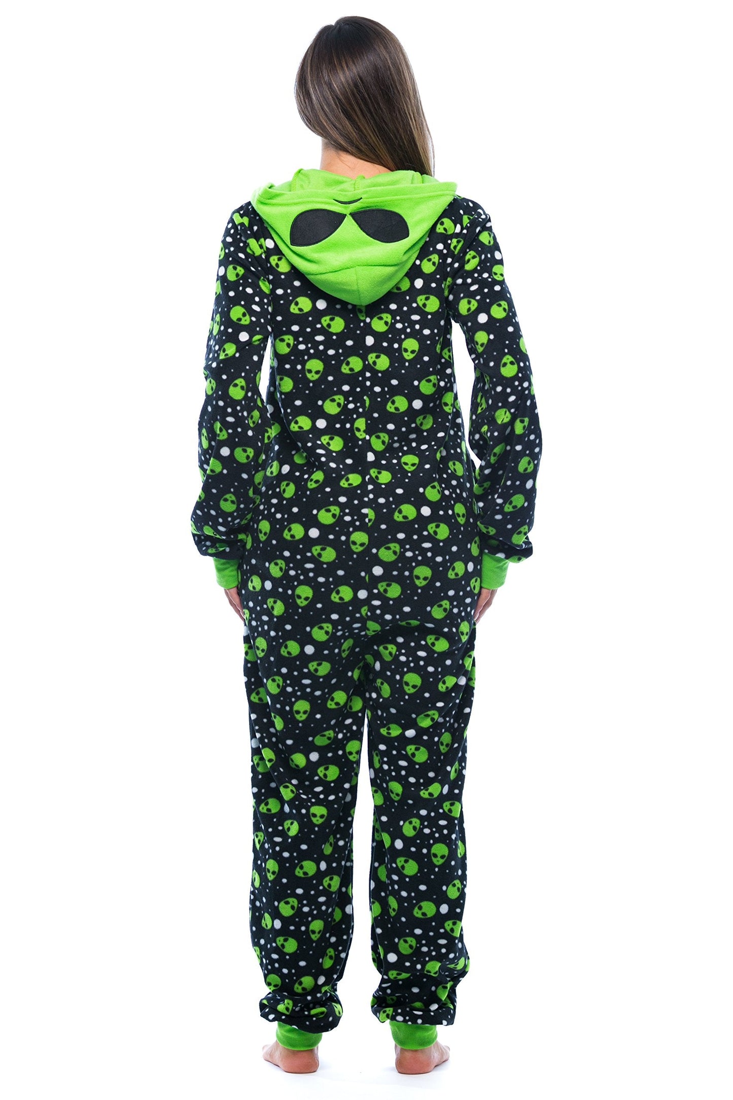 Just Love 6350-S Adult Onesie/Womens Pajamas Alien Small