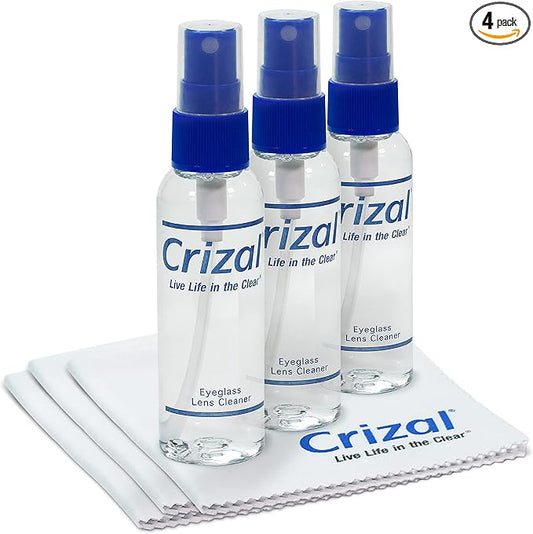 Lens Cleaning Kit – 3 Cloths +3 Solutions – Designed & Tested