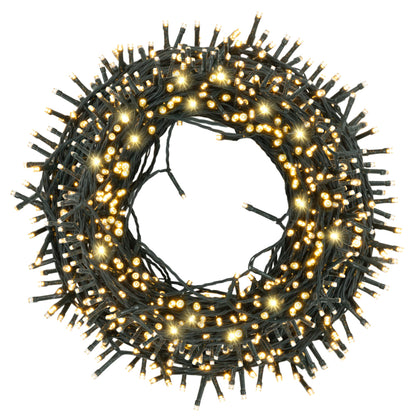 GloBrite Fairy Lights 1000 LED - Christmas Lights with 8 Modes Function for Christmas Tree Outdoor Lights Christmas Lights Garden Lights Christmas Tree Decorations - White
