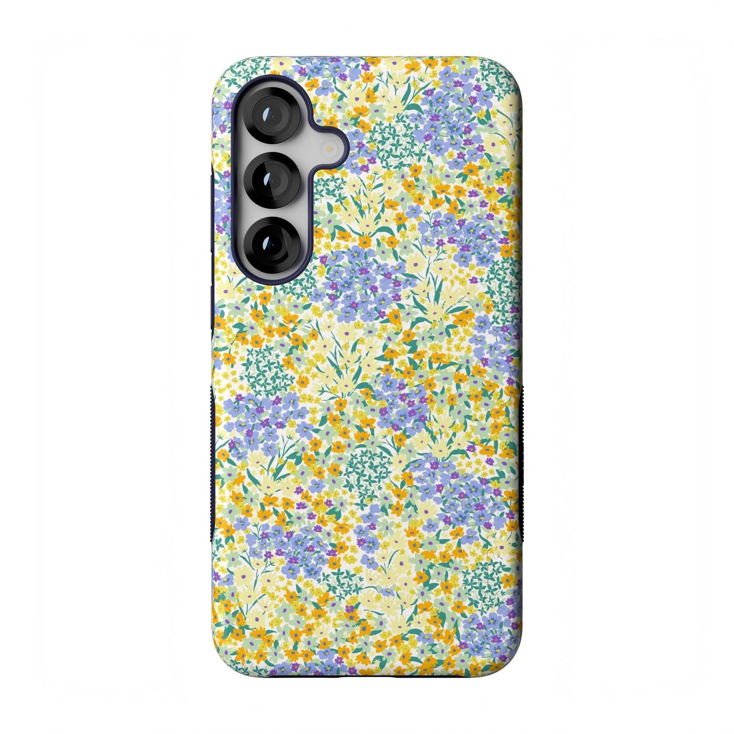 Casely Galaxy S25 Plus Case | Ink & Iris | Vintage Floral | Compatible with MagSafe | Bold Protective Design