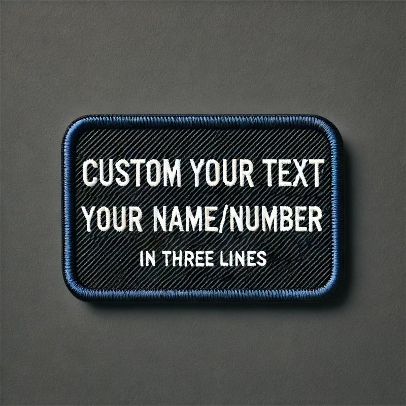 Customized Name Patch, Personalized Removable Tactical Patches Hook and Loop, Embroidered Military Name Patches for Dog Harness, Backpacks, Jackets (