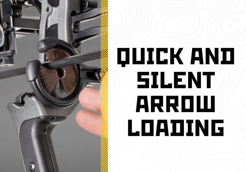 Trophy Ridge Quick Shot Whisker Biscuit Archery Arrow Rest - Precision Design for Enhanced Accuracy