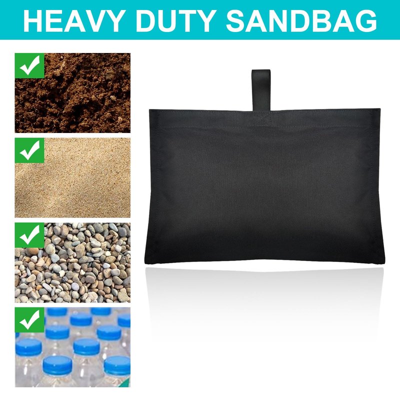 Boat Cover Sand Bags Weights, Weighted Bags Fit for Boat Mooring Covers Car RV Cover, 900D Marine Grade Sand Bags for Weight, Windproof Weighted Sandbags Tarp Weights & Tarp Clip Boating Accessories