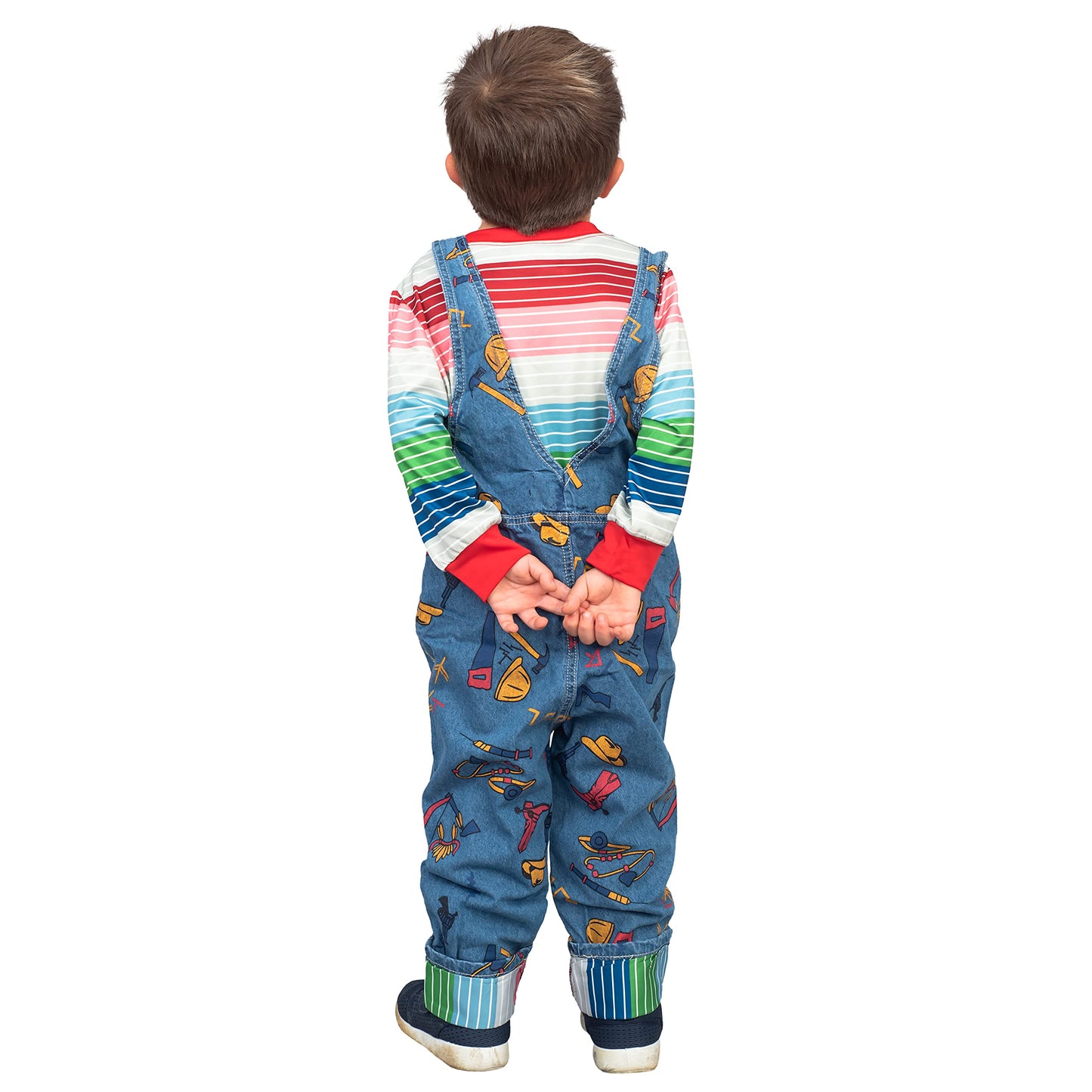 Costume Agent Chucky Good Guys Doll Child Halloween Cosplay (10/12)