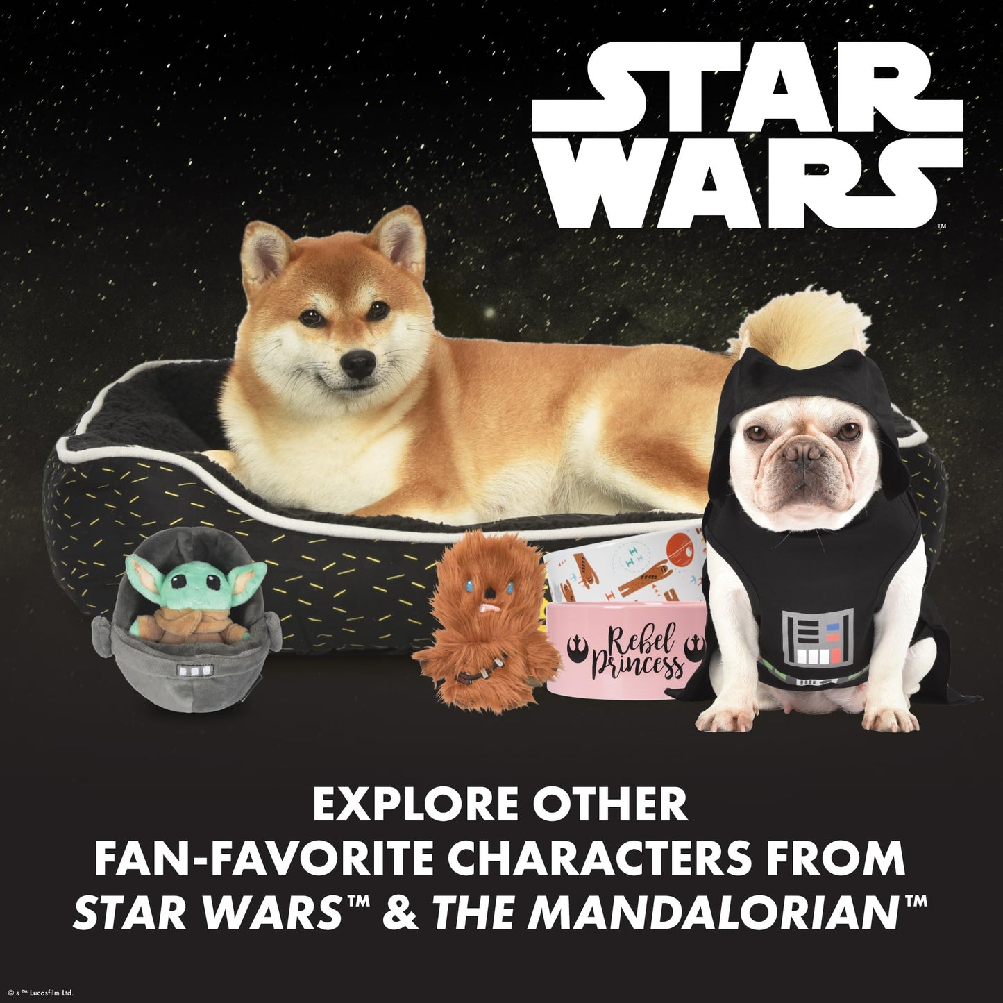 STAR WARS for Pets Holiday 9" YODA Elf with Flat Body Pet Toy, with Crinkle & Squeak | 9” Plush Squeaker Holiday YODA Pet Toy Toy for Dogs | Dog Stocking Stuffers