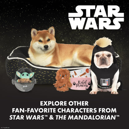 STAR WARS for Pets Holiday 9" YODA Elf with Flat Body Pet Toy, with Crinkle & Squeak | 9” Plush Squeaker Holiday YODA Pet Toy Toy for Dogs | Dog Stocking Stuffers