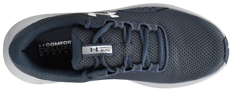 Under Armour Men's Charged Surge 4, (044) Downpour Gray/Mod Gray/White, 16.5, US
