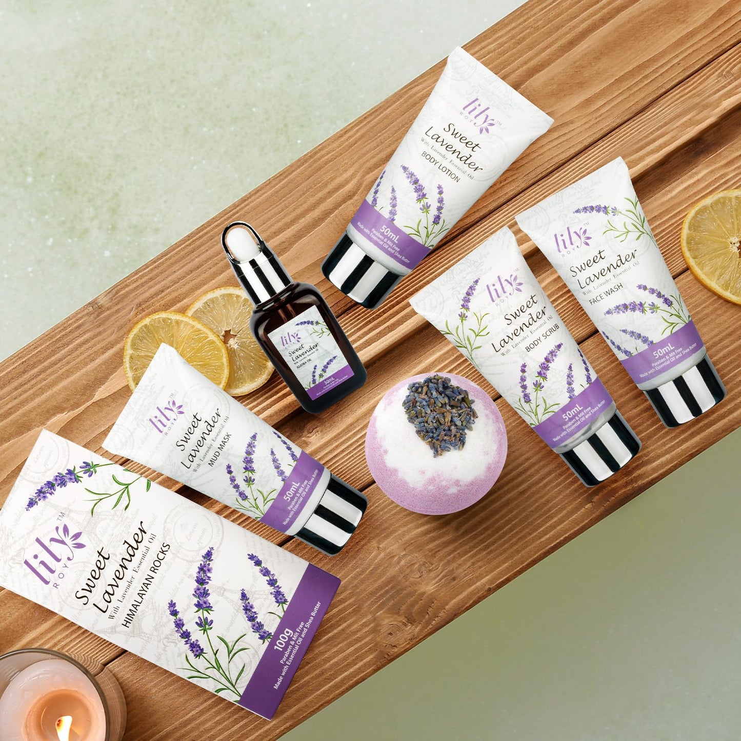 Christmas Gifts Spa Gift Set for Women - 22 Piece Lavender Luxury Bath & Body Basket with Bath Bomb, Lotion & Shower Gel | Bath Gift Set for Birthday Gifts, Mothers Day Gifts