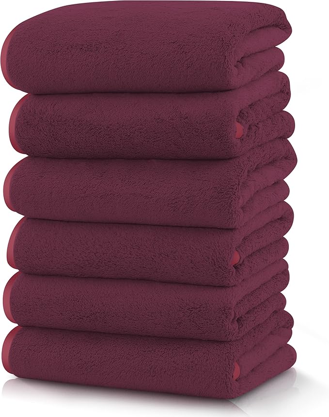 TENSTARS Silk Hemming Hand Towels