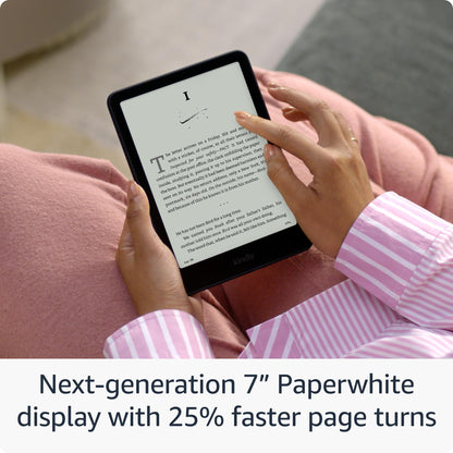 Amazon Kindle Paperwhite 16GB (newest model) – Our fastest Kindle ever, with new 7" glare-free display and weeks of battery life – Black