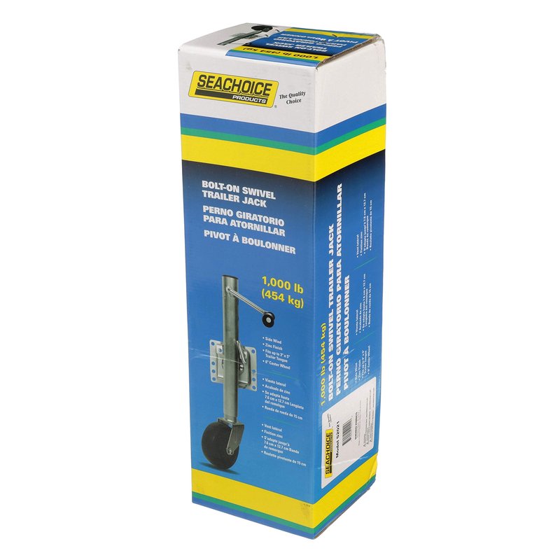 Seachoice Fold Up Trailer Jack, 22-7/8 In., Max Lift 1,000 Lbs.