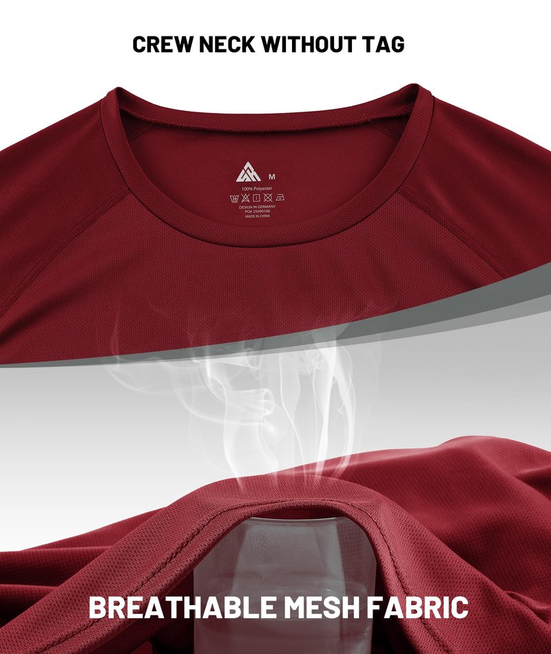 Little Beauty 5 Pack Workout Shirts for Men Mesh Fast Dry Gym Shirts Moisture Wicking Short Sleeve Running Shirts Blue/Red/Army Green/Grey/Black XL