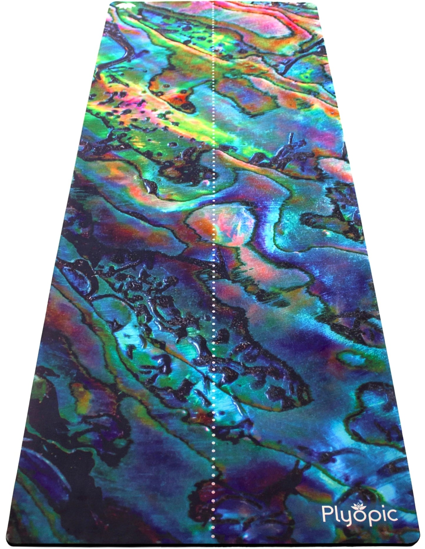 Plyopic. All In One Yoga Mat | Luxury Sweat-Grip Mat/Towel Combo | Ideal for Yoga, Hot Yoga, Bikram, Pilates, Workout & Exercise | Eco-Friendly Natural Rubber