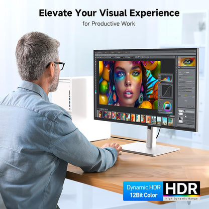 Cable Matters [VESA Certified] 1.8 m Braided DisplayPort Cable 1.4, Support 8K 60Hz, 4K 240Hz (DisplayPort 1.4 Cable) with FreeSync, G-SYNC and HDR for Gaming Monitor, PC, RTX 3080/3090, RX 6800/6900