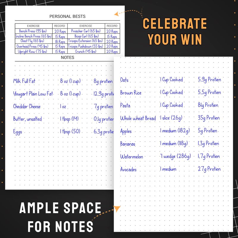 Nextnoid Hardcover Workout Planner Fitness Journal for Women & Men - A5 Sturdy Workout Log Book to Track Gym & Home Workouts - Pink