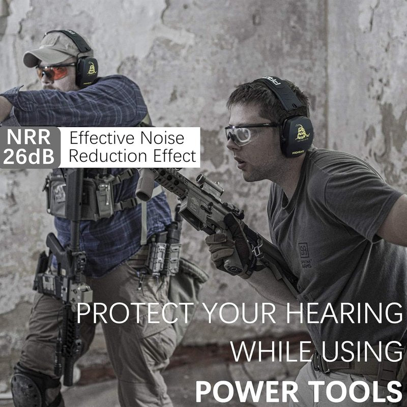 PROHEAR Ear Protection Earmuffs - Slim Design for Shooting & Noise Reduction
