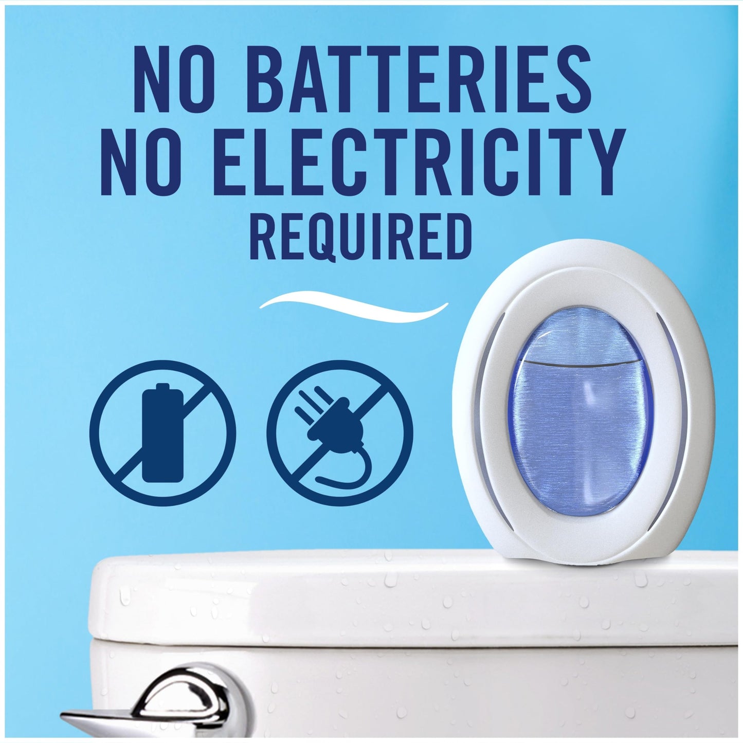 Febreze Bathroom Air Freshener, Odour Fighter, White Jasmine, 8 Items, Bathrooms Freshener & Odour Eliminator