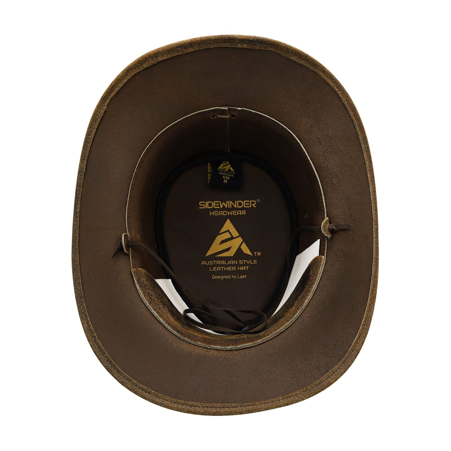 Australian Leather Cowboy Hat Bush Aussie Style Summer Western Outback Tan Cowgirl Halloween Costume Hat