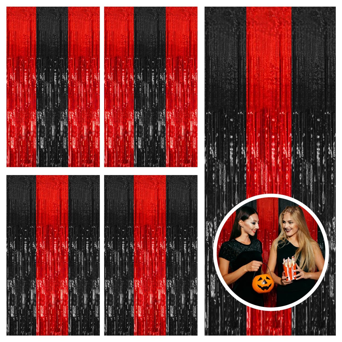 2 Pack Pink Backdrop Party Decorations Tinsel Curtain Party Backdrop Foil Fringe Birthday Decorations Photo Booth Streamer Backdrop Pink Theme Bachelorette Graduation Decor