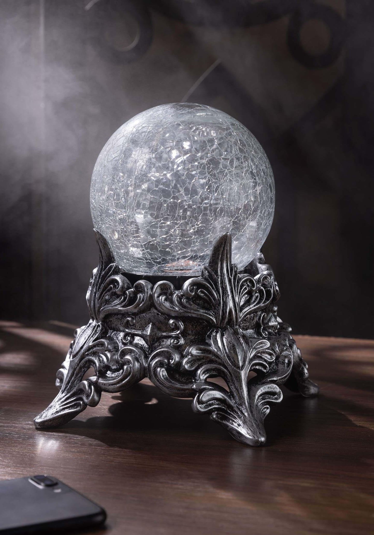 Seasons Mystic Crystal Ball with Color Changing Lights