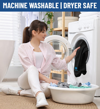 Everlasting Comfort Doctor Recommended Memory Foam Seat Cushion for Office Chairs & Car Seat - Ergonomic Office Desk Accessories for Tailbone Pain Relief, Sciatica & Back Support