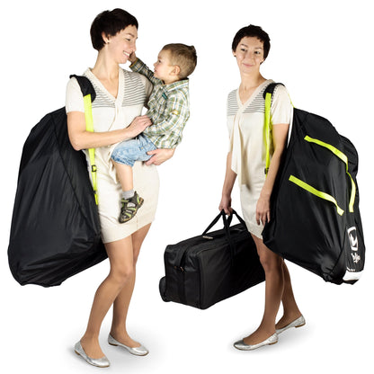 V VOLKGO Car Seat Bags for Air Travel for Airplane, Easy Carry Durable Seat Gate Check Bag, Carseat Cover, Carseat Case, Car Seat Cover for Airplane Travel, Stars, Standard